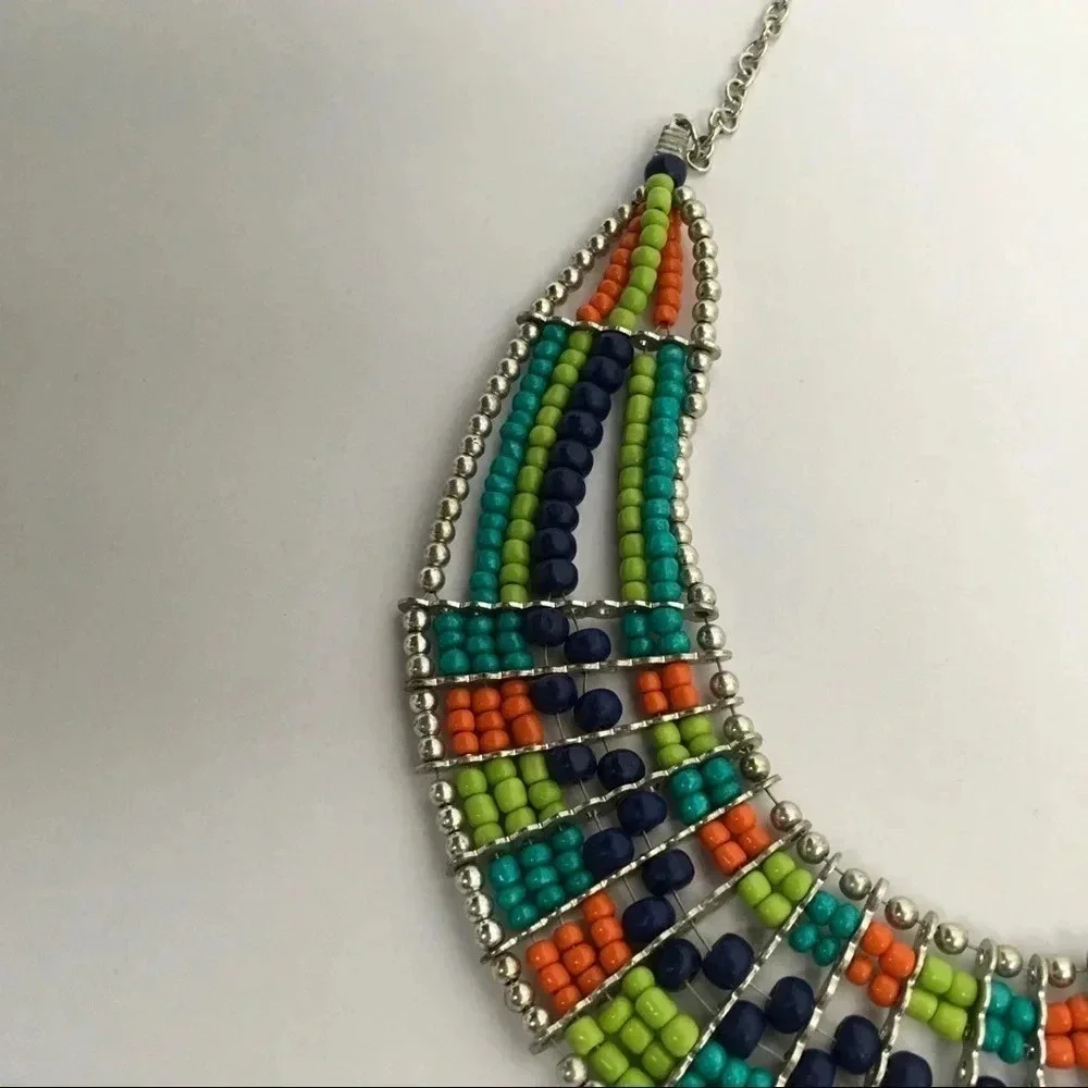 Cleopatra Style‎ Beaded Multi Strand Necklace